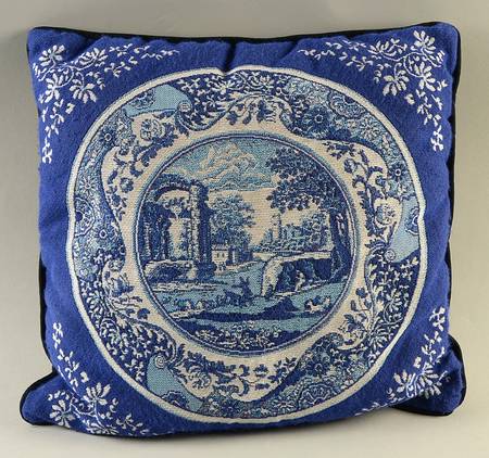 Blue Italian Pillow