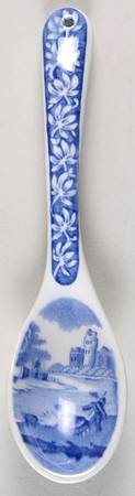 Blue Italian Chinese Teaspoon