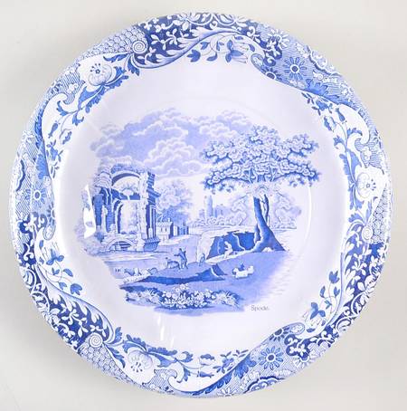Blue Italian (Pack of 16) Paper Dinner Plates