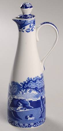 Blue Italian Oil with "O" Stopper