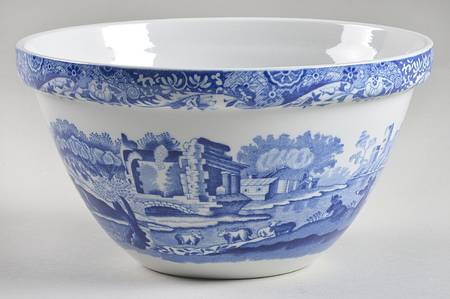 Blue Italian 7" Pudding Bowl