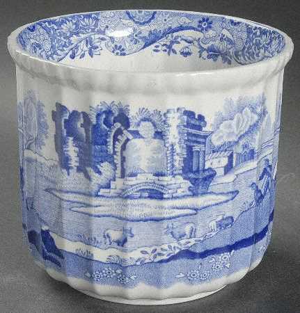Blue Italian 4" Cachepot