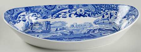 Blue Italian 10" Bread Tray