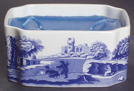 Blue Italian Votive Candleholder