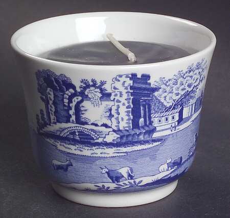 Blue Italian Votive Candleholder