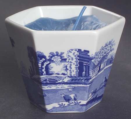 Blue Italian Votive Candleholder