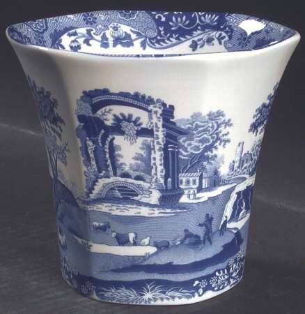 Blue Italian 4" Cachepot
