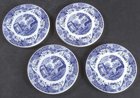 Blue Italian Thirsty Coaster - Set of 4