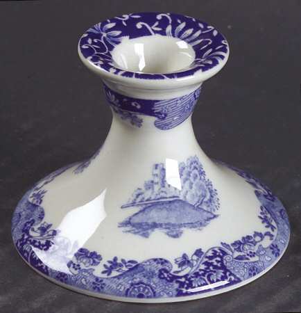 Blue Italian 1" Small Candlestick