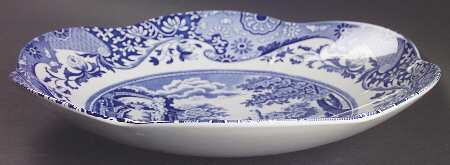 Blue Italian 11" Daisy Bowl
