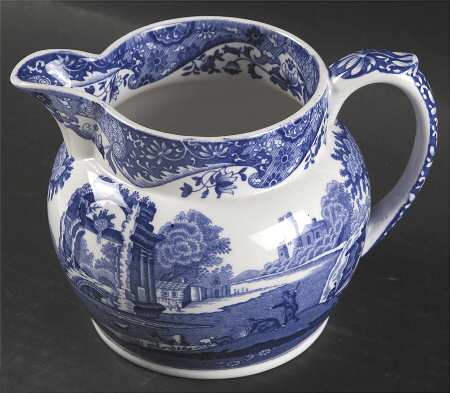 Blue Italian 16 Oz Milk Jug