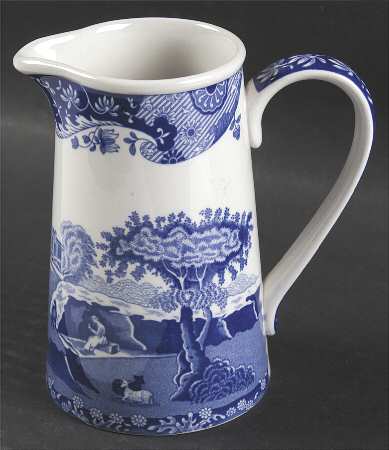 Blue Italian 8 Oz Windsor Jug
