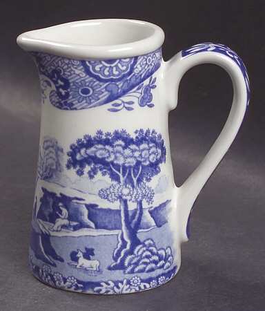 Blue Italian 1 Oz Windsor Jug