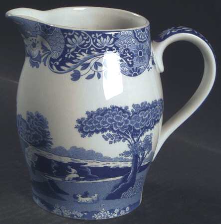 Blue Italian Small Liverpool Jug
