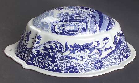 Blue Italian Jello Mold