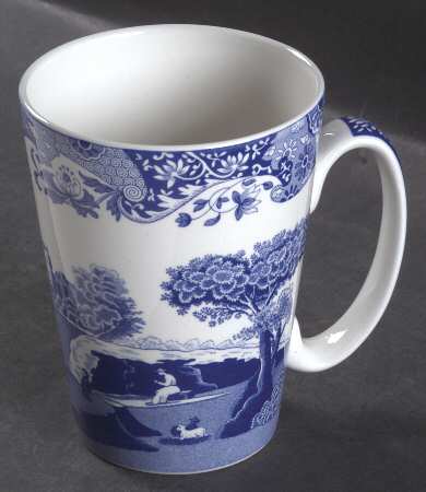 Blue Italian Tall Mug