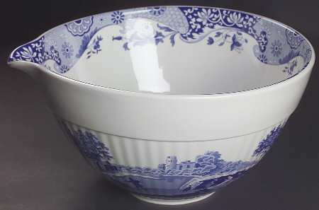 Blue Italian 11" Mixing Bowl