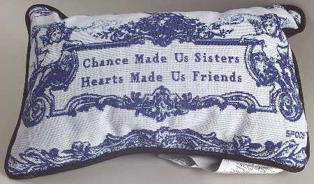 Blue Italian Mini Pillow