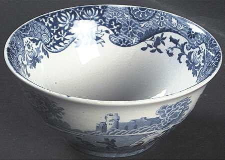 Blue Italian Potpourri/Nut/Chip Bowl