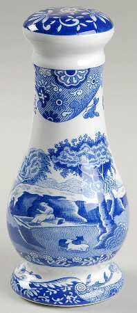 Blue Italian Oversized Salt Shaker
