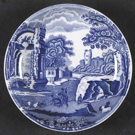 Blue Italian Soy Sauce Dish