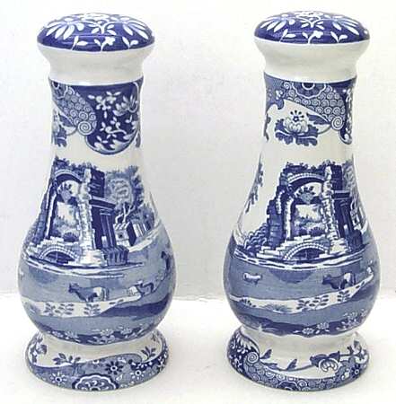 Blue Italian Oversized Salt & Pepper Set