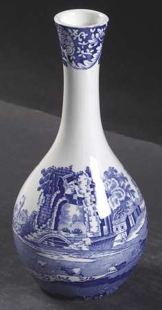 Blue Italian 7" Vase