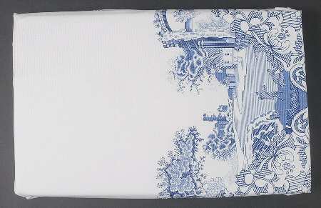Blue Italian 60" X 102" Oblong Tablecloth