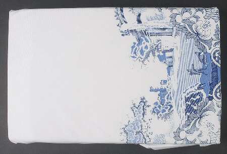 Blue Italian 60" X 144" Oblong Tablecloth