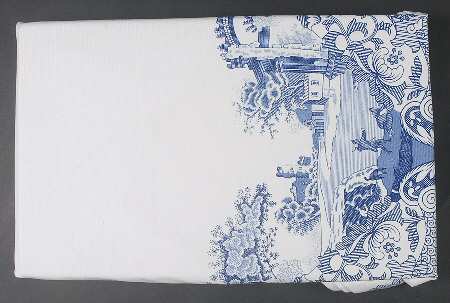 Blue Italian 60" X 84" Oblong Tablecloth