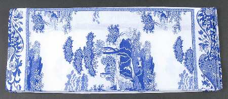 Blue Italian 18" Cloth Napkin - Set of 4