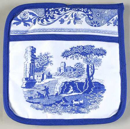 Blue Italian Cloth Potholder