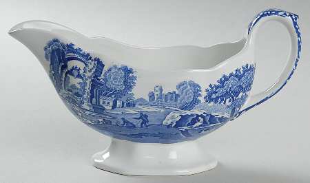 Blue Italian Gravy Boat