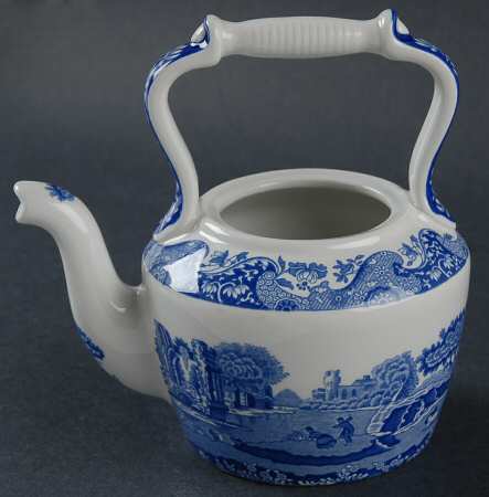 Blue Italian Miniature Kettle No Lid