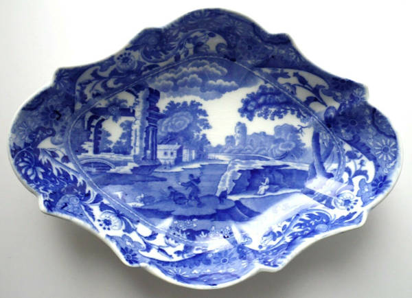 Blue Italian (Older) 10" Oval Vegetable Bowl