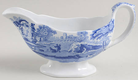 Blue Italian (Older) Gravy Boat