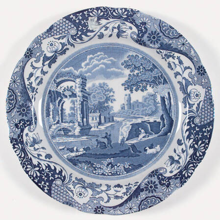 Blue Italian (Older) Dinner Plate