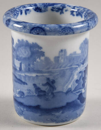 Blue Italian (Older) Tall China Tumbler
