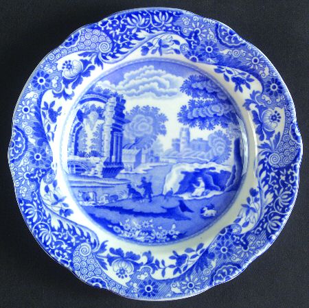 Blue Italian (Older) Bread & Butter Plate