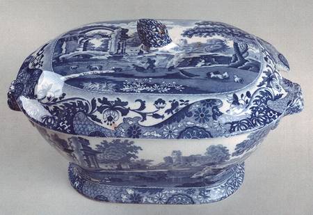 Blue Italian (Older) Tureen &  Lid