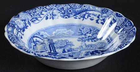 Blue Italian (Older) Fruit/Dessert (Sauce) Bowl