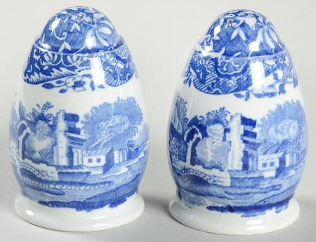Blue Italian (Older) Salt & Pepper Set