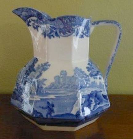 Blue Italian (Older) 64 Oz Pitcher