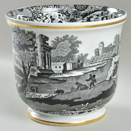 Black Italian 6" Cachepot