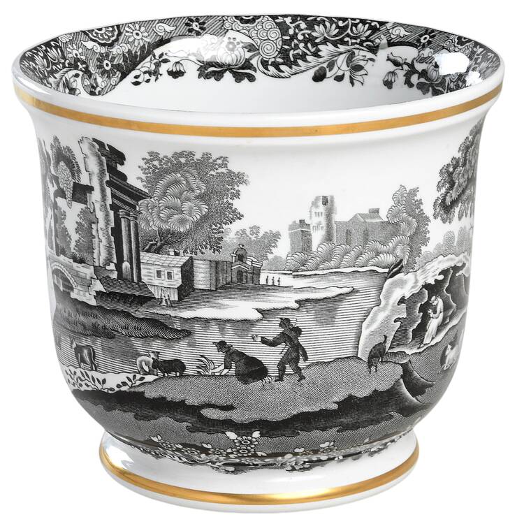 Black Italian 5" Cachepot