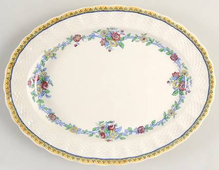Blue Rambler 11" Oval Serving Platter