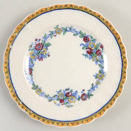 Blue Rambler Bread & Butter Plate