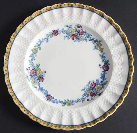 Blue Rambler Luncheon Plate