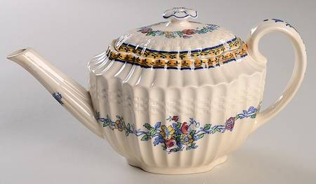 Blue Rambler Teapot & Lid