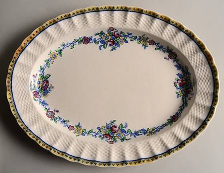 Blue Rambler 13" Oval Serving Platter